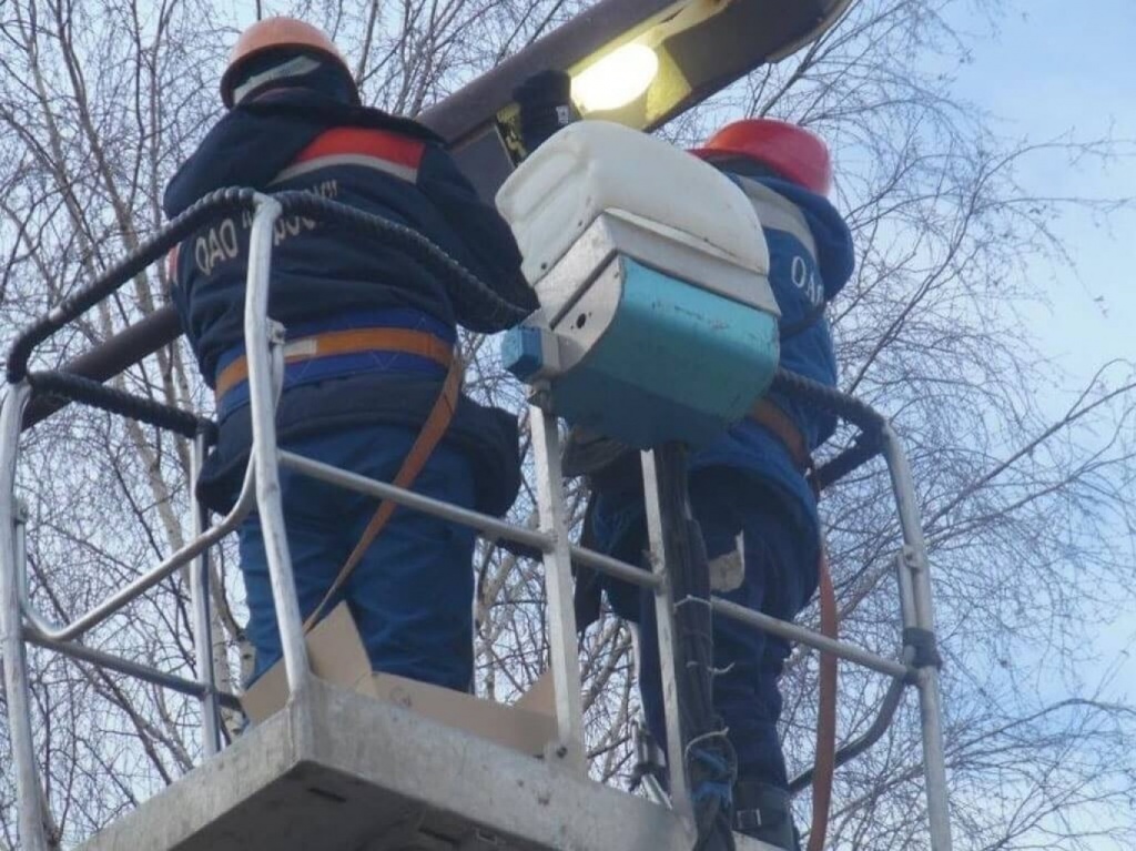 На улице Мичурина городского поселения Гаврилов-Ям, соединяющей Ярославскую и Ивановскую области, появилось энергоэффективное освещение.